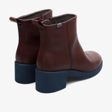 Camper Wonder Ankle Boots Burgundy - Womens Singapore OMPBVA-135